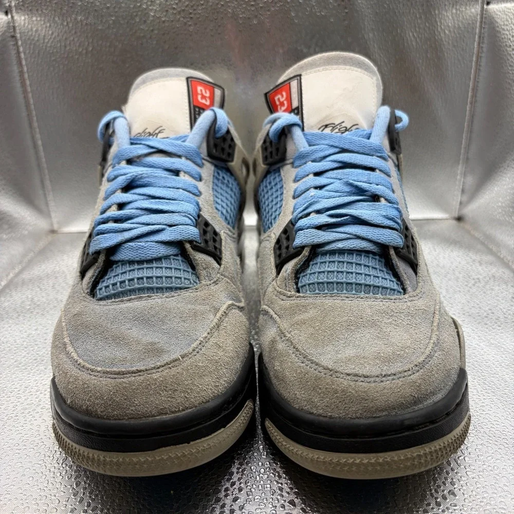 Size 7.5 Nike Air Jordan 4 Retro UNC University Blue Mens Shoes CT8527-400